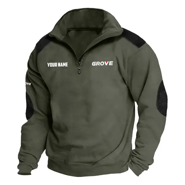 Grove Exclusive Tactical Quarter-Zip Sweatshirt OUFASCSC0819GVZ - Grove Sweatshirt