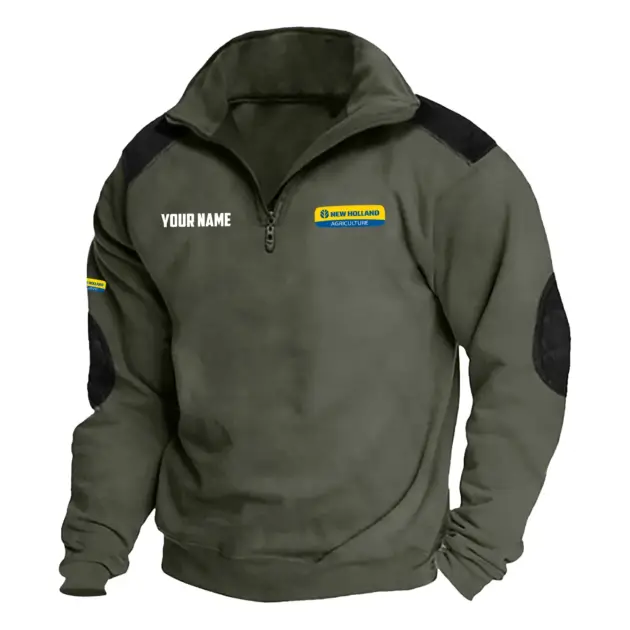 New Holland Exclusive Tactical Quarter-Zip Sweatshirt OUFASCSC0819NHZ - New Holland Sweatshirt