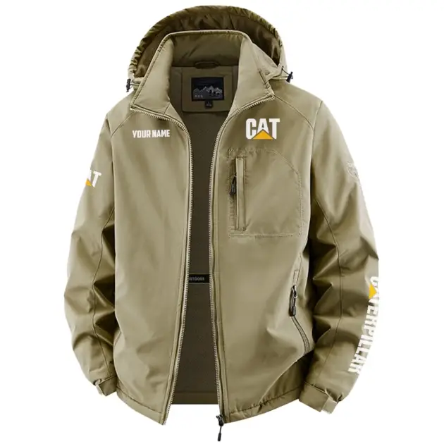 Caterpillar Exclusive Fleece Windbreaker Jacket Detachable Hood OUFAV2020819CTZ - Caterpillar Jacket