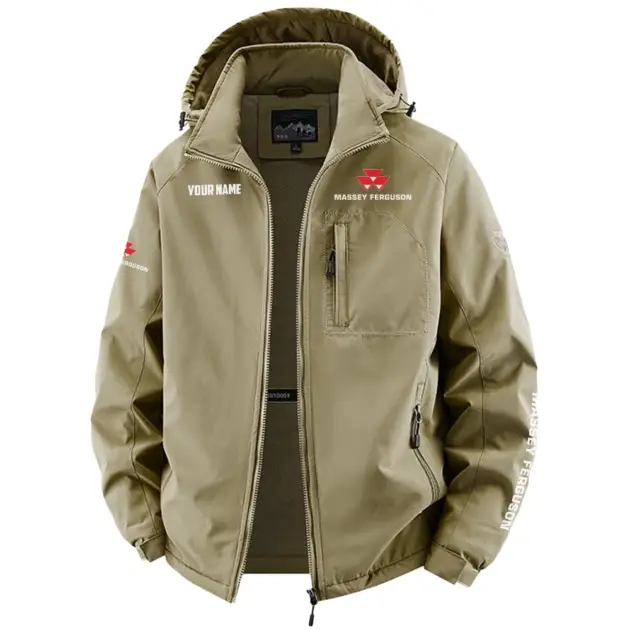 Massey Ferguson Exclusive Fleece Windbreaker Jacket Detachable Hood OUFAV2020819MFZ - Massey Ferguson Jacket