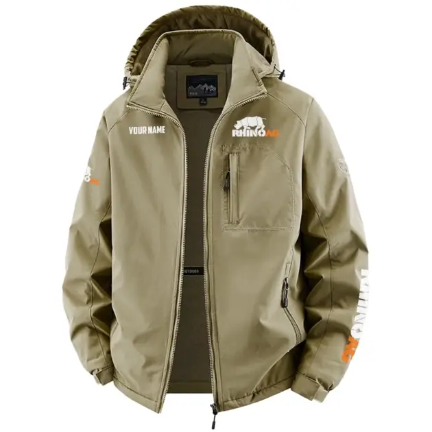 RhinoAg Exclusive Fleece Windbreaker Jacket Detachable Hood OUFAV2020819RAZ - RhinoAg Jacket