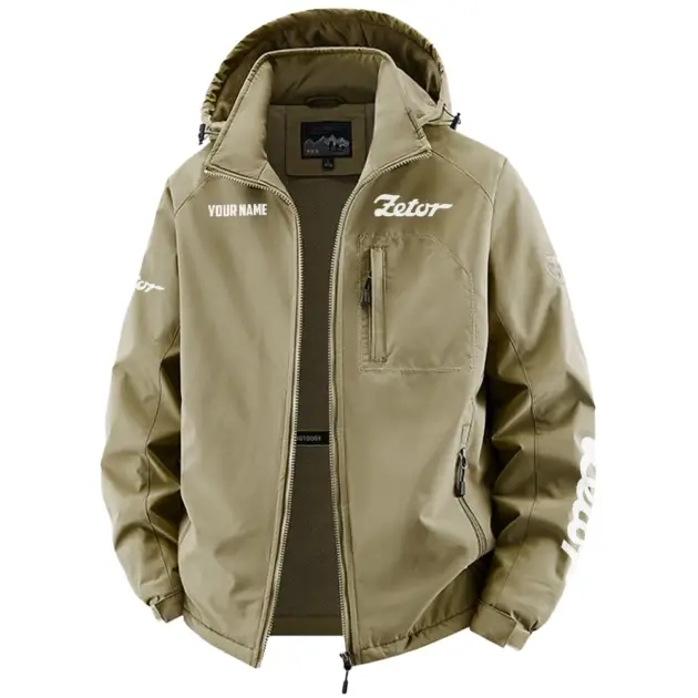 Zetor Exclusive Fleece Windbreaker Jacket Detachable Hood OUFAV2020819ZTZ - Zetor Jacket