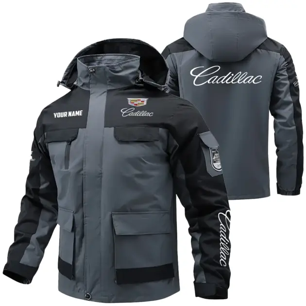 Cadillac Exclusive Water Resistant Outdoor Jacket Detachable Hood OUFAV203A0819CDZ - Cadillac Jacket