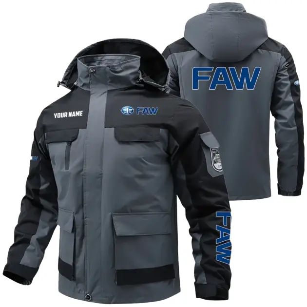 FAW Exclusive Water Resistant Outdoor Jacket Detachable Hood OUFAV203A0819FAZ - FAW Jacket