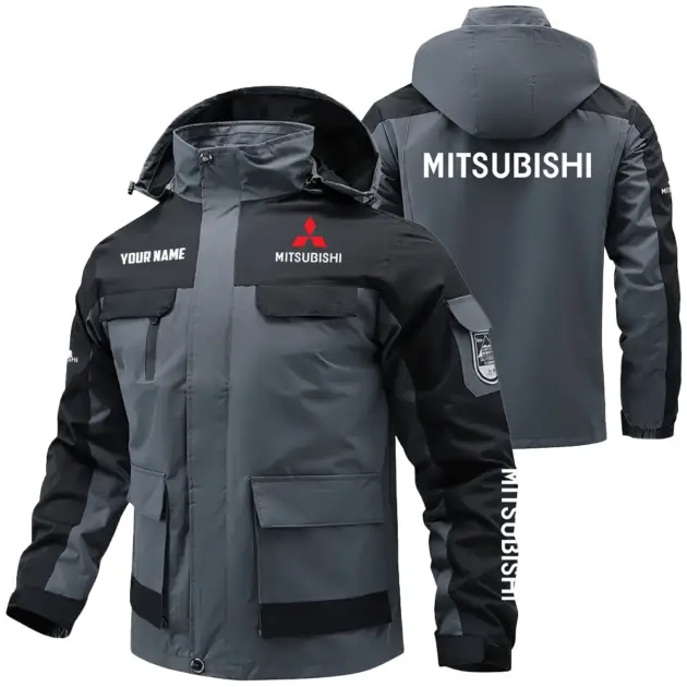Mitsubishi Exclusive Water Resistant Outdoor Jacket Detachable Hood OUFAV203A0819MSBZ - Mitsubishi Jacket