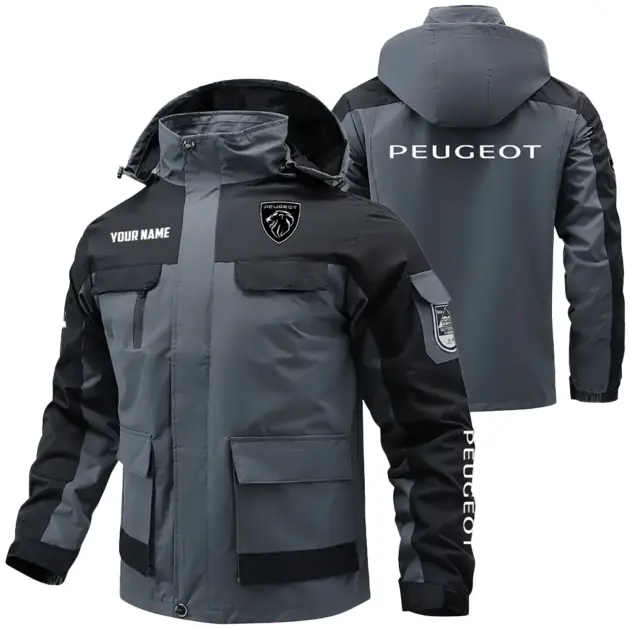 Peugeot Exclusive Water Resistant Outdoor Jacket Detachable Hood OUFAV203A0819PGTZ - Peugeot Jacket