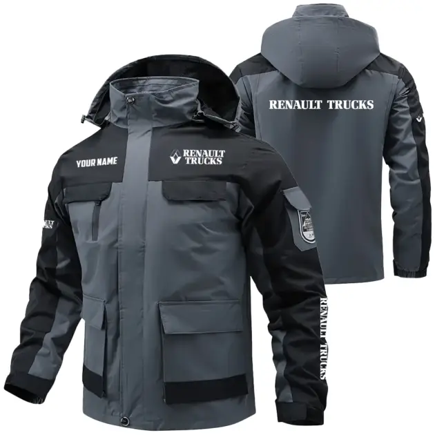 Renault Exclusive Water Resistant Outdoor Jacket Detachable Hood OUFAV203A0819RTZ - Renault Jacket
