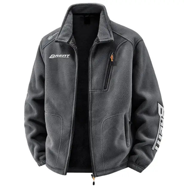 Brent Exclusive Plush Fleece Jacket OUFAV2090819BRZ - Brent Jacket