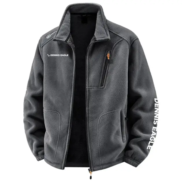 Dennis Eagle Exclusive Plush Fleece JacketOUFAV2090819DGZ - Dennis Eagle Jacket