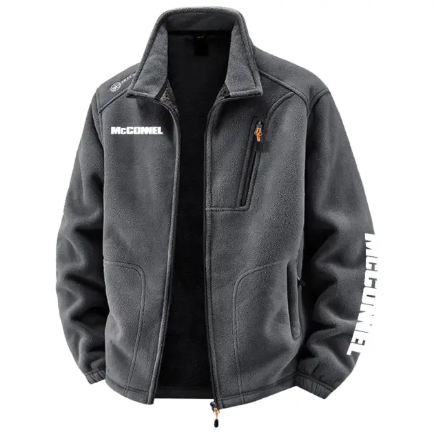 McConnel Exclusive Plush Fleece Jacket OUFAV2090819MEZ - McConnel Jacket