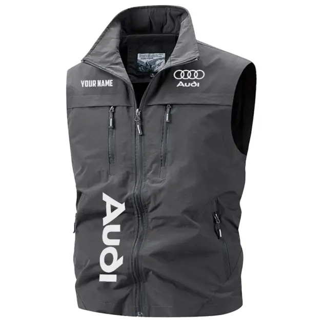 Audi Exclusive Multi-Pocket Sleeveless Vest OUFAV2100819AUZ - Audi Vest