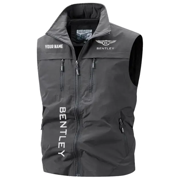 Bentley Exclusive Multi-Pocket Sleeveless Vest OUFAV2100819BYZ - Bentley Vest