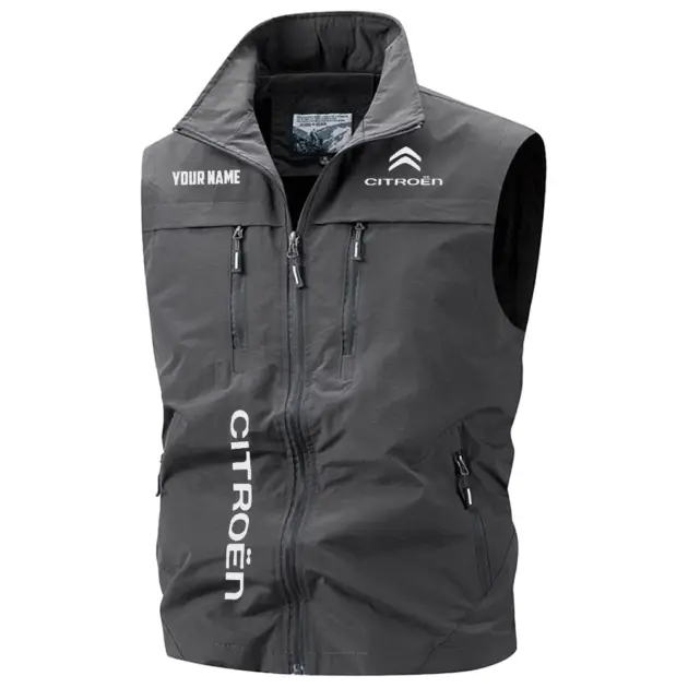 Citroën Exclusive Multi-Pocket Sleeveless Vest OUFAV2100819CNTZ - Citroën Vest