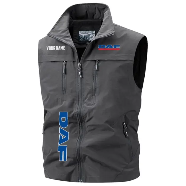 DAF Trucks Exclusive Multi-Pocket Sleeveless Vest OUFAV2100819DAZ - DAF Trucks Vest