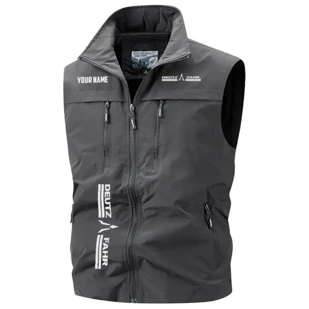 Deutz-Fahr Exclusive Multi-Pocket Sleeveless Vest OUFAV2100819DFZ - Deutz-Fahr Vest