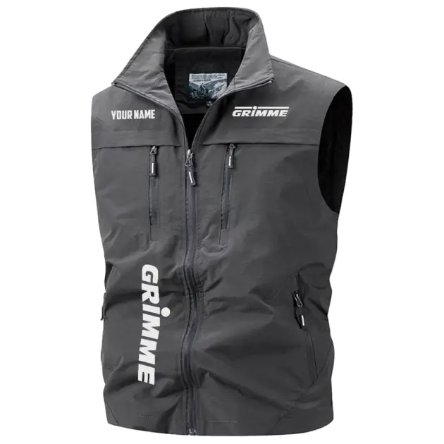Grimme Exclusive Multi-Pocket Sleeveless Vest OUFAV2100819GMZ - Grimme Vest