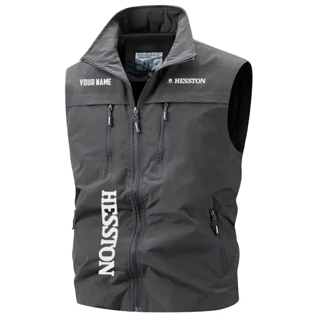 Hesston Exclusive Multi-Pocket Sleeveless Vest OUFAV2100819HTZ - Hesston Vest