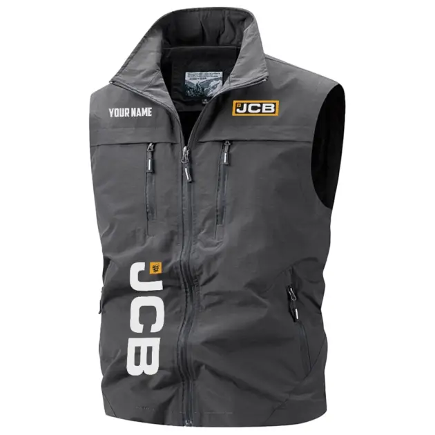 JCB Agriculture Exclusive Multi-Pocket Sleeveless Vest OUFAV2100819JAZ - JCB Agriculture Vest