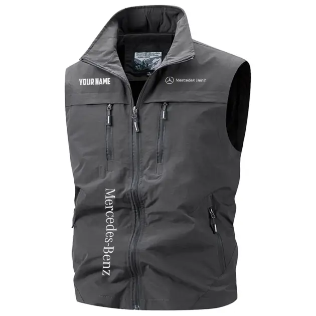 Mercedes-Benz Exclusive Multi-Pocket Sleeveless Vest OUFAV2100819MBZ - Mercedes-Benz Vest