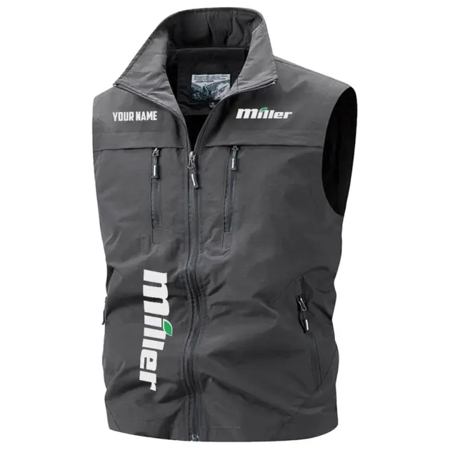 Miller Exclusive Multi-Pocket Sleeveless Vest OUFAV2100819MLZ - Miller Vest