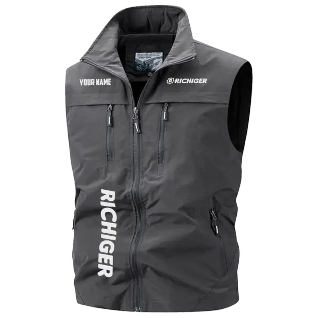 Richiger Exclusive Multi-Pocket Sleeveless Vest OUFAV2100819RCZ - Richiger Vest