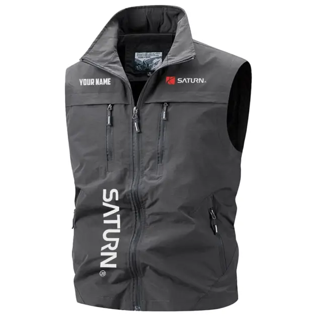 Saturn Exclusive Multi-Pocket Sleeveless Vest OUFAV2100819SRZ - Saturn Vest
