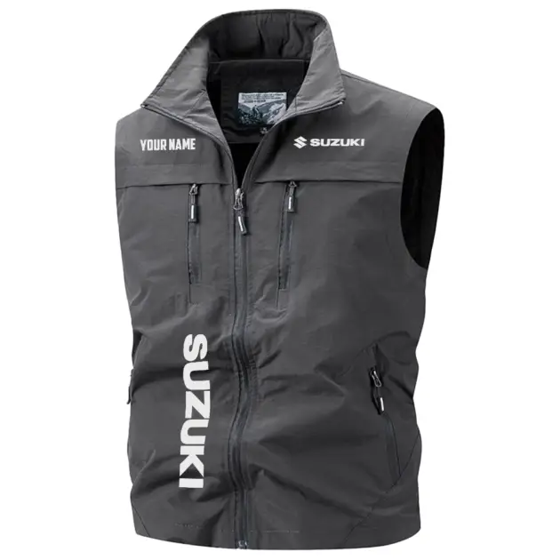 Suzuki Exclusive Multi-Pocket Sleeveless Vest OUFAV2100819SZZ - Suzuki Vest