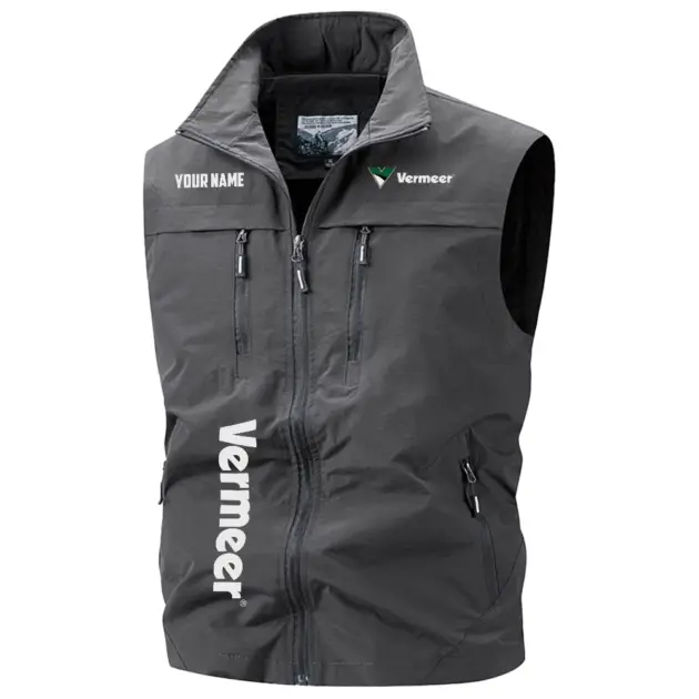 Vermeer Exclusive Multi-Pocket Sleeveless Vest OUFAV2100819VMZ - Vermeer Vest