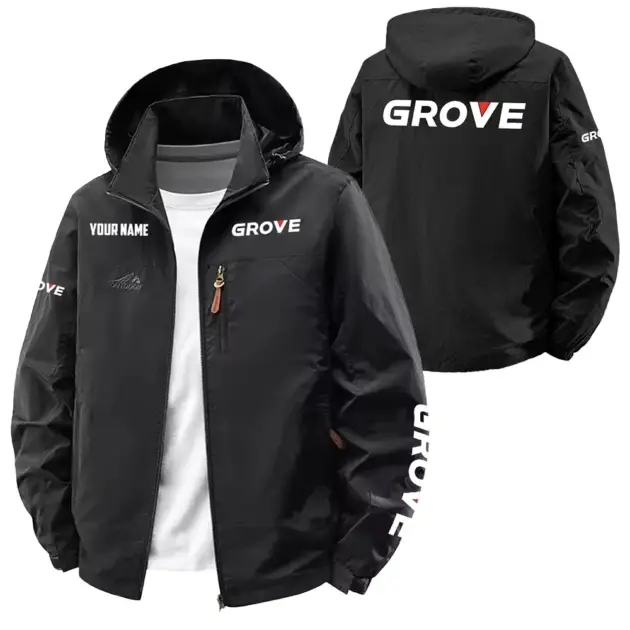 Grove Exclusive Softshell Waterproof Outdoor Jacket Detachable Hood OUFAWOJA0819GVZ - Grove Jacket