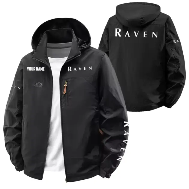 Raven Exclusive Softshell Waterproof Outdoor Jacket Detachable Hood OUFAWOJA0819RIZ - Raven Jacket
