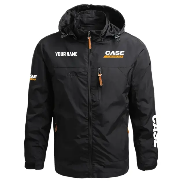 Case Construction Exclusive Waterproof Outdoor Jacket Detachable Hood OUFAWOJC0819CCZ - Case Construction Jacket