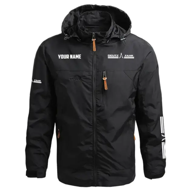 Deutz-Fahr Exclusive Waterproof Outdoor Jacket Detachable Hood OUFAWOJC0819DFZ - Deutz-Fahr Jacket