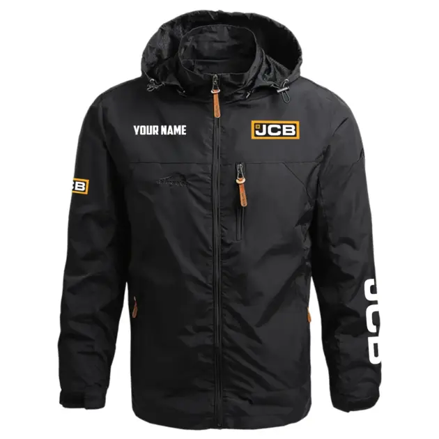JCB Agriculture Exclusive Waterproof Outdoor Jacket Detachable Hood OUFAWOJC0819JAZ - JCB Agriculture Jacket