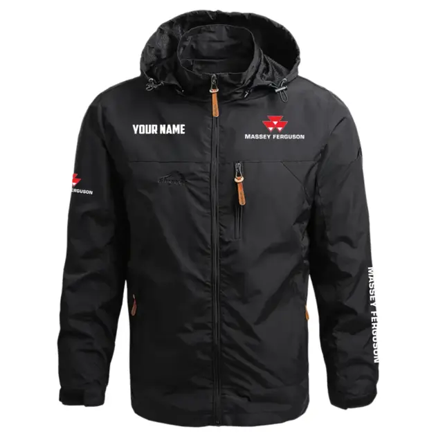 Massey Ferguson Exclusive Waterproof Outdoor Jacket Detachable Hood OUFAWOJC0819MFZ - Massey Ferguson Jacket