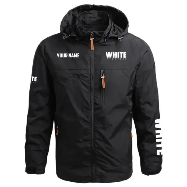 White Planters Exclusive Waterproof Outdoor Jacket Detachable Hood OUFAWOJC0819WPZ - White Planters Jacket